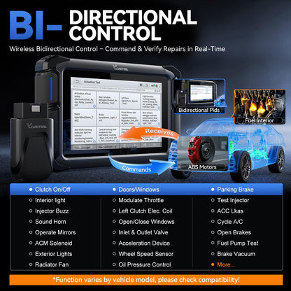 Bidirectional Scan Tool VDIAGTOOL VD70S, Wireless Diagnostic 39+ Resets