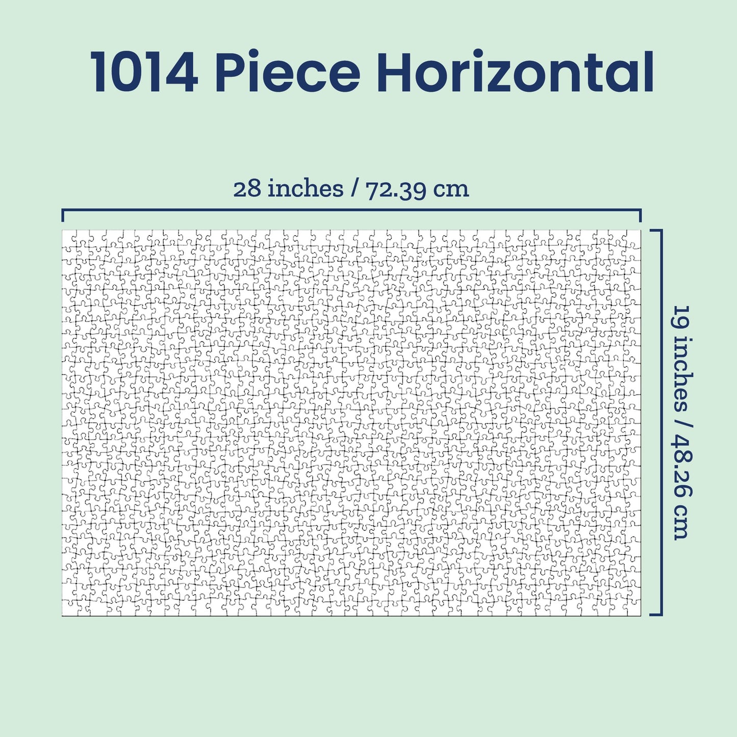 Photo Personalized Puzzle for Mother's Day | 1000 Piece, Custom Jigsaw Puzzle (Horizontal/Landscape) | 30" x 20" I See Me!