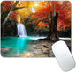 Beach Sunset Mouse Pad,Cute Mouse pad,Custom Small Mouse Pads with Designs,Portable Office Non-Slip Rubber Base Wireless Mouse Pad for Laptop