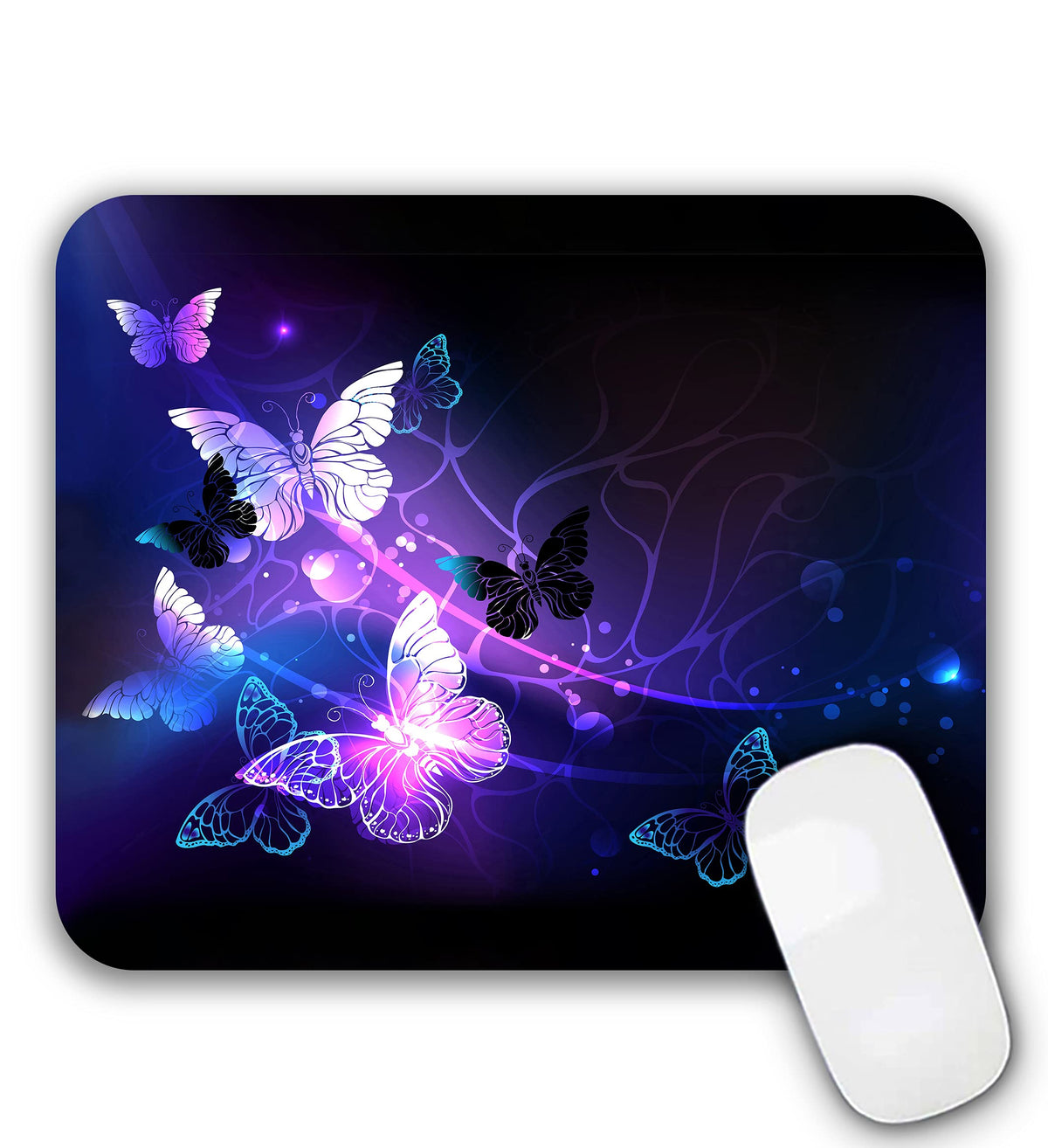 Small Mouse Pad Mouse Mat for Desk Laptop Computer(Leaf)