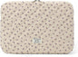 Puffy Laptop Sleeve 13-15.6 Inch Cute Quilted Laptop Protective Case Padded Floral Computer Sleeve for MacBook (A-Purple, 15 Inch)
