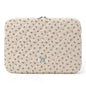 Puffy Laptop Sleeve 13-15.6 Inch Cute Quilted Laptop Protective Case Padded Floral Computer Sleeve for MacBook (A-Purple, 15 Inch)