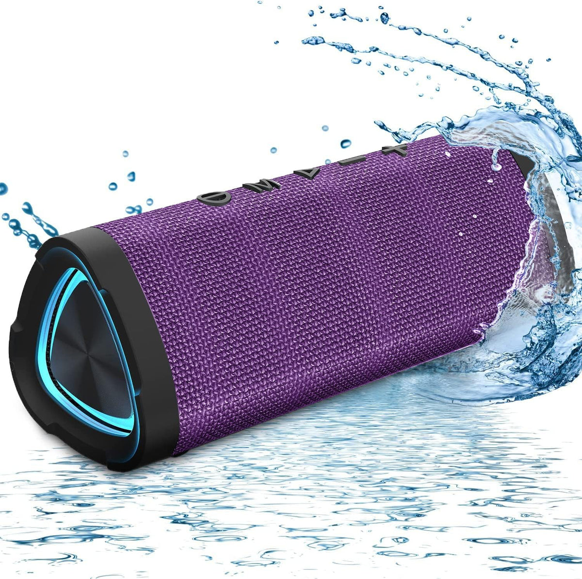Vanzon Bluetooth Speakers V40 Portable Wireless Speaker V5.0 with 24W Loud Stereo Sound, TWS, 24H Playtime & IPX7 Waterproof, Suitable for Travel, Home&Outdoors(Red,HLJ)