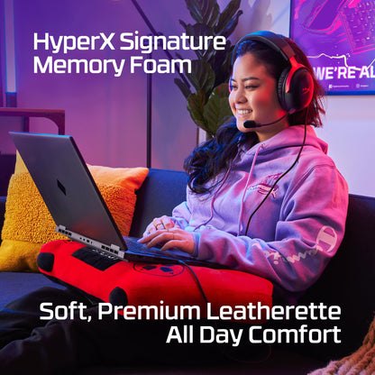 HyperX Cloud III – Wired Gaming Headset, PC, PS5, Xbox Series X|S, Angled 53mm Drivers, Spatial Audio, Memory Foam, Durable Frame, Ultra-Clear 10mm Mic, USB-C, USB-A, 3.5mm – Black/Red