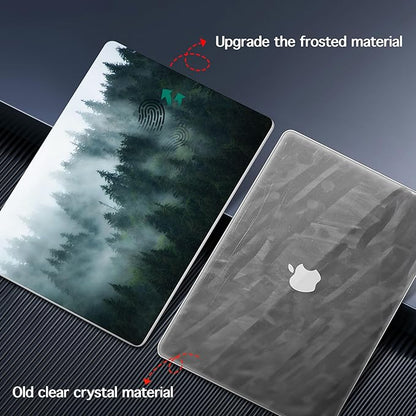 for MacBook Pro 16 inch Case 2021 2022 2023 2024 Release A3186 A3403 M4 A2991 M3 A2780 M2 A2485 M1 Pro/Max, Hard Shell Case with Screen Protector & Keyboard Cover, Forest