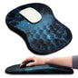 KUOSGM Mouse Pad Wrist Support, Ergonomic Mouse Pad with Massage Dot, Comfortable Computer Mouse Pad for Laptop, Wrist Rest Pain Relief Mousepad with Non-Slip PU Base for Office & Home, 12 x 8 in
