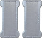 Universal Phone Grip for Smartphones& Mini Tablets - Phone Holder for Hand for Back of Phone - Wireless Charging Compatible (Silver) -2Pack