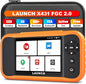 LAUNCH X431 Creader Elite 2.0 FGC OBD2 Scanner,ECU Coding, Bi-Directional Scan Tool for Ford, for GM, for Chrysler,100+ Reset, Full System Diagnose, FCA AUTOAUTH, AUTOVIN, Lifetime Free Update