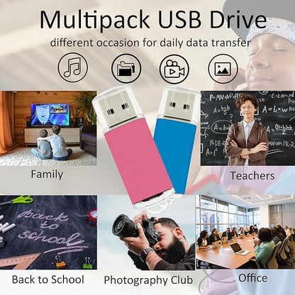 2GB USB Flash Drive 20 Pack Nicepicten Bulk USB 2.0 Thumb Drives 20Pack Metal Jump Zip Drive Memory Stick Pendrive Memoria USB 2 GB with 20PCS Lanyard Label - Mixcolor 20 X 2GB Flash Drives Bulk
