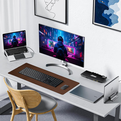 ALOANES Non-Slip Extended Mouse Pad Office&Home Desk Mat Stitched Edge