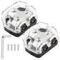 TuoLauthon 2 Way Power Distribution Block 1x 0 GA in 2X 0 GA Out Circuit Protector Distribution Connecting Blocks for Car Audio Splitter,2Pcs with Installation Kit