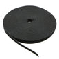 Saisn Reusable Fastening Tape Cable Ties 3/4 Inch Double Side Hook Roll (25 Yard, Grey)
