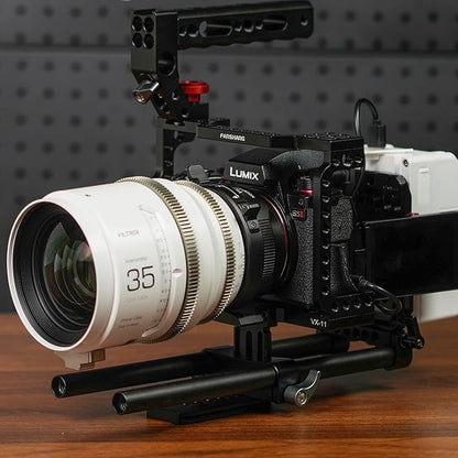 VILTROX PL-L Lens Mount Adapter Ring Compatible with PL Lens to L Mount Camera Panasonic S1 S1R S1H S5/Leica SL SL2 CL TL/Sigma FP DSLR Cameras, with Two caps, Detachable Ring Base