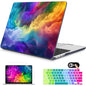 Mektron for 2026 MacBook Air 13-inch M5 Laptop Case A3449 with 13.6-inch Liquid Retina Display Fits 2025 A3240 M4 2024 A3113 M3 2023 A2681 M2 Printed Hard Shell for MacBook Air 13.6", Rainbow Cosmic