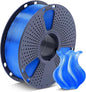 SUNLU 3D Printer Filament PETG Filament 1.75mm, Less Stringing Good Layer Adhesion High Toughness, PETG Filament 1.75 ±0.02mm, 1kg Spool(2.2lbs), Transparent Blue