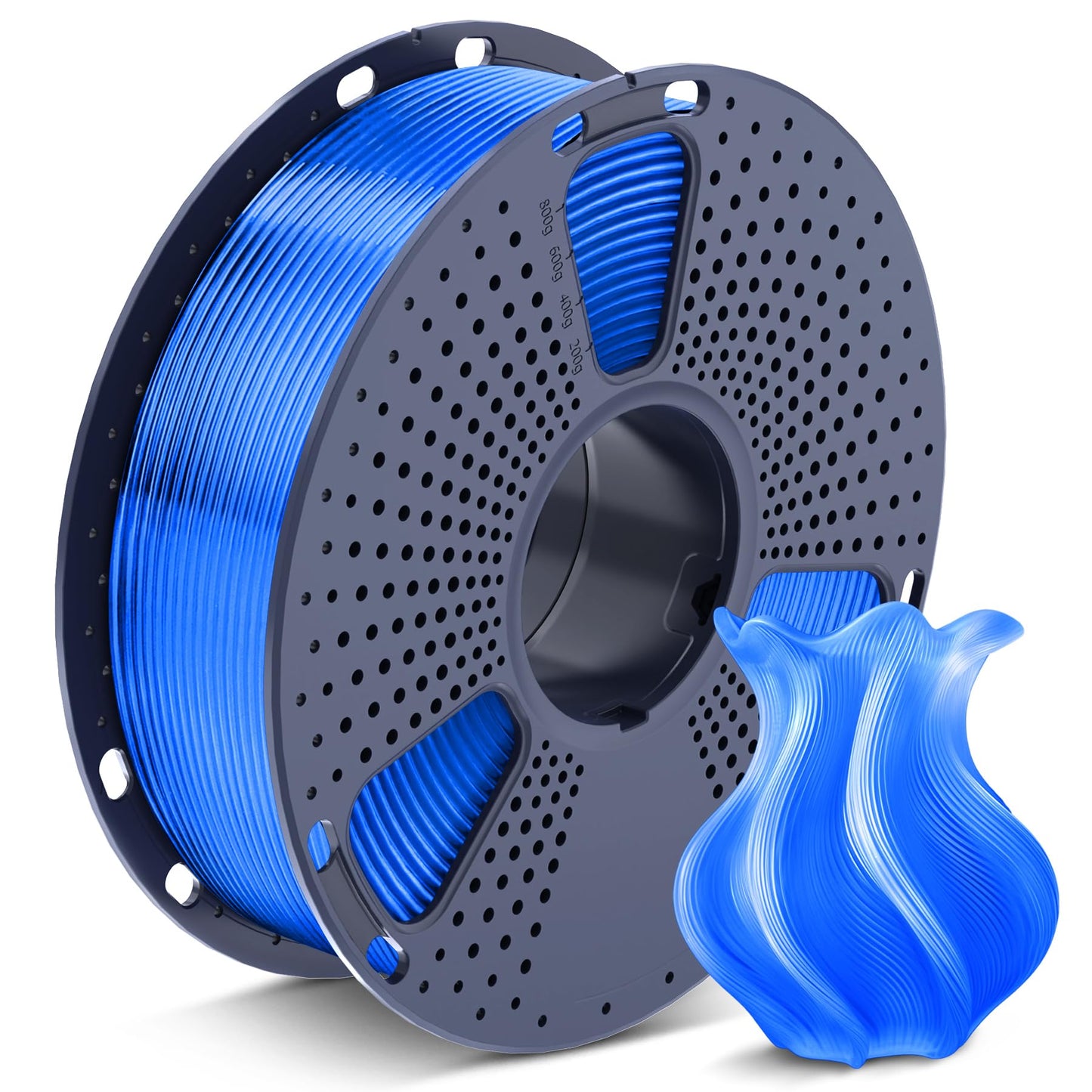 SUNLU PETG Filament 1.75mm,1kg,Transparent Blue