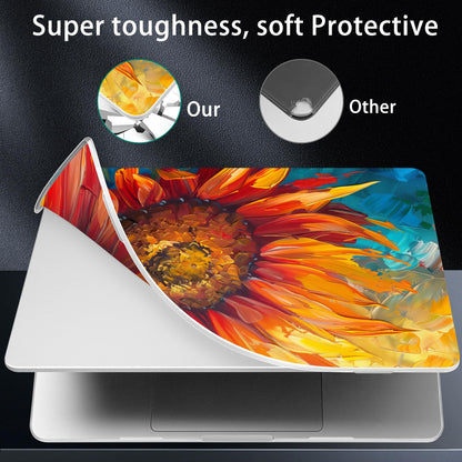 Lepeoac Case for 2026-2021 MacBook Pro 16-inch M5/M4/M3/M2/M1, Sunflower
