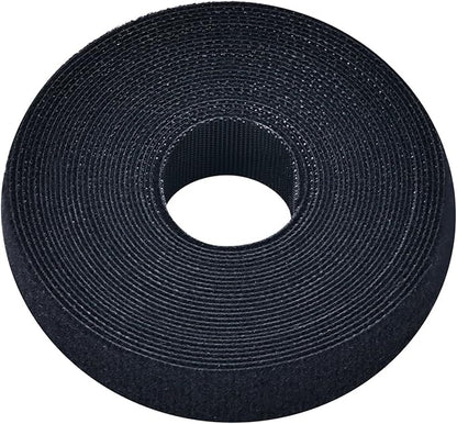 Pasow fastening tape Cable Tie Double Side Nylon Power Wire Management 3/4Inch 1 Roll Hook (5 Yards, Style 2)