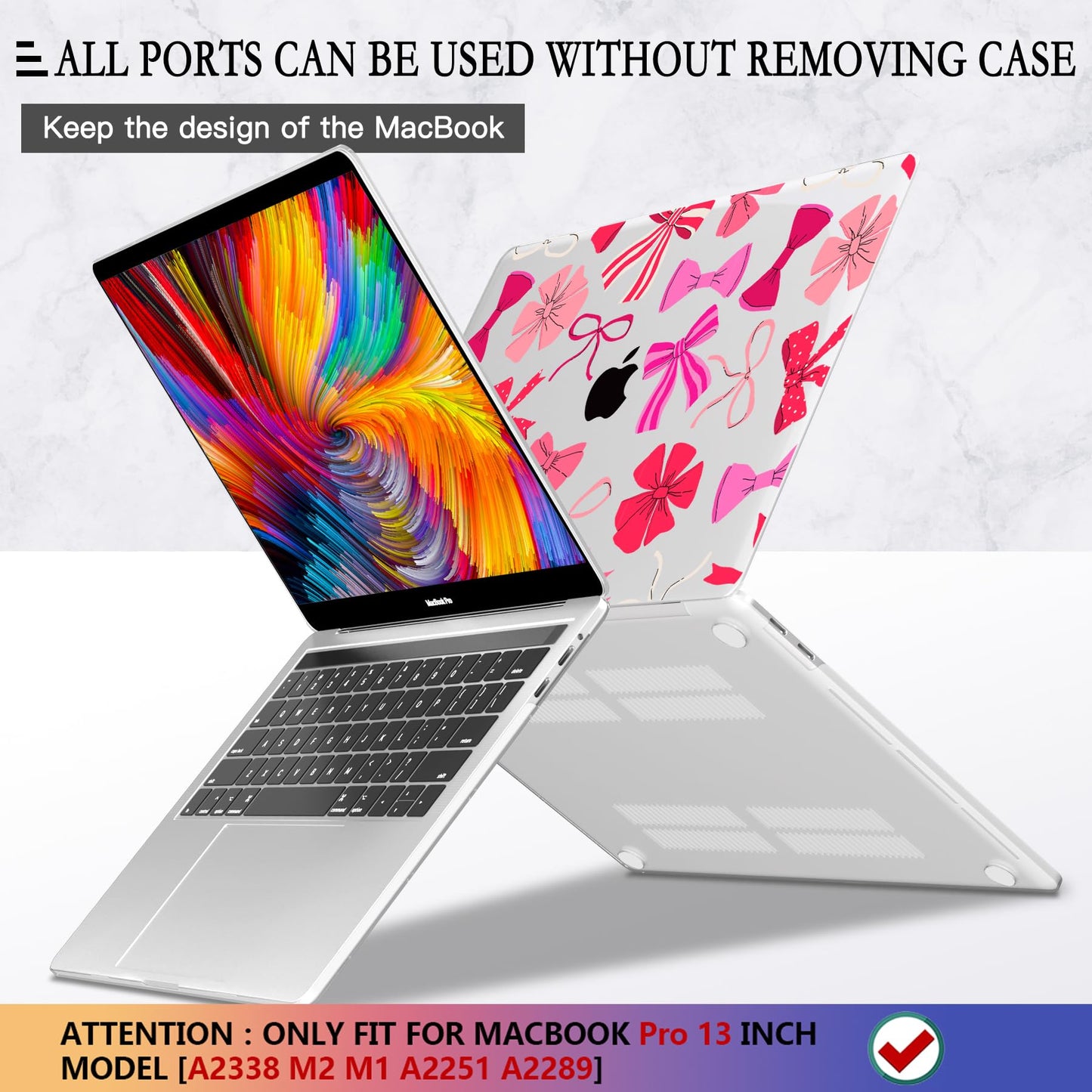 CISSOOK Compatible with MacBook Pro 13 inch 2025-2016 Release M2 M1 Chip