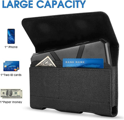 BECPLT for Galaxy S24 Ultra 5G Holster Case,Galaxy S23 Ultra S22 Ultra 5G S22+ 5G S21 Ultra 5G Nylon Holster Belt Case with Clip/Loops Belt Pouch Holder for Galaxy Note 20 Ultra S20+ S20 Ultra 5G