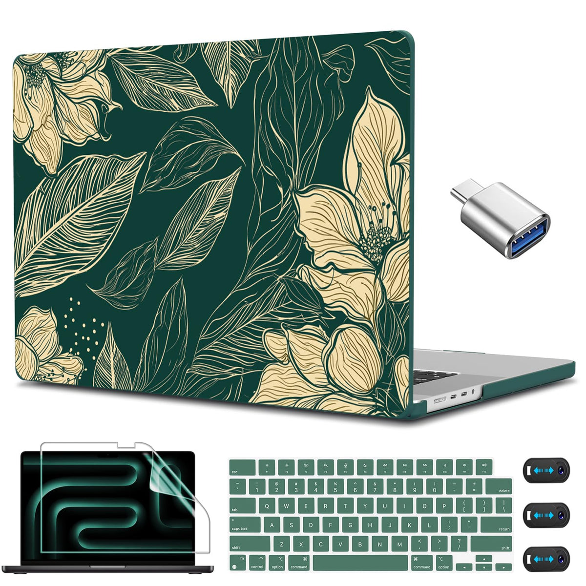 CISSOOK Compatible with MacBook Pro 14 inch Case M5 M4 M3 M2 M1 2026-2021
