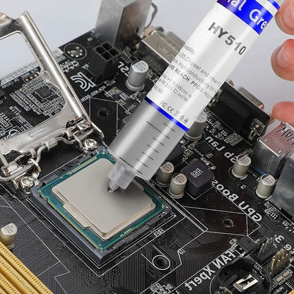 HY-510-100g (25g*4) Thermal Conductivity: >1.93W/m-k CPU Thermal heatsink Paste Silicone Grease Compound Non-Conductive for pc CPU gpu PS4 100 Gram