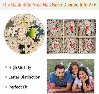 Easycosy Gifts for Mothers Day Custom Photo Puzzles 500/300/1000 Pieces for Mom Families Personalized Picture Text Jigsaw Puzzle Mom Wife Gifts from Daughter Son (Horizontal/Vertical)
