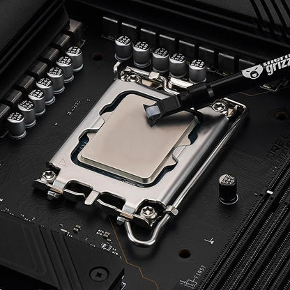Thermal Grizzly - Duronaut - 6 Gram - Enhanced Durability & High Performance Thermal Paste - for Maximum Conductivity While Overclocking CPU/GPU/PS4/PS5/Xbox with 12 Cleaning Wipes 6 Wet & 6 Dry