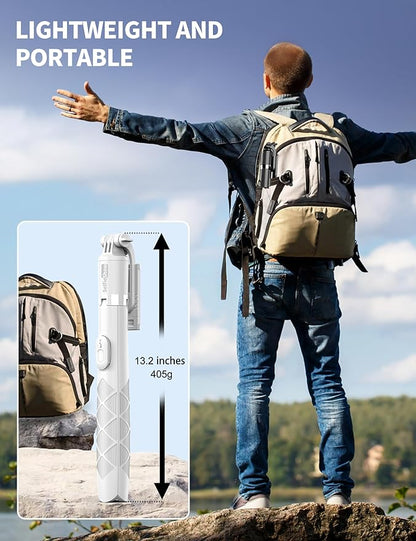 71" Phone Tripod Selfie Stick, All-in-1 with Remote, Extendable Cell Phone Tripod for iPhone, Smartphone Stand for Selfie/Video Recording/Photo/Live Stream/Vlog