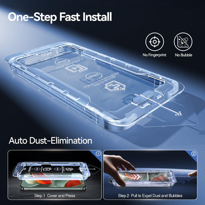 SMARTDEVIL [3+1 Pack] Tempered Glass for Google Pixel 9 Pro Screen Protector With Camera Lens Protector , FingerPrint Reader Compatible, Clear 9H Tempered Glass Film, Fast & Easy Installation, Bubble-Free
