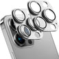 SHANG PIN JIA 2 Pack Camera Lens Protector for iPhone 16 Pro/16 Pro Max,[Not Easy to Breakn ] AR Tempered Glass Strong Adsorption Metal Camera Cover Screen-Black