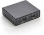 Amazon Basics HDMI Splitter 1 in 2 Out, 4K@30Hz for Dual Monitors, Mirror Only, Black