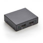 Amazon Basics HDMI Splitter 1 in 2 Out for Dual Monitors, 4K@30Hz, 1080P, Mirror Only, Black
