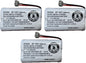 JustGreatDealz Battery BT-1007 BT1007 BT904 BT-904 BT1015 BT-1015 BBTY0651101 BBTY0460001 BBTY0510001 BBTY0624001 BBTY0700001 HHR-P506 HHR-P506A Compatible with Uniden Telephones (3-Pack)