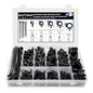 200 PCS Car Wire Loom Routing Clips Assortment Kit 14 Sizes Wiring Harness Routing Clips Push Mount Cable Zip Tie Replacement Parts for Universal Honda GM Mazda