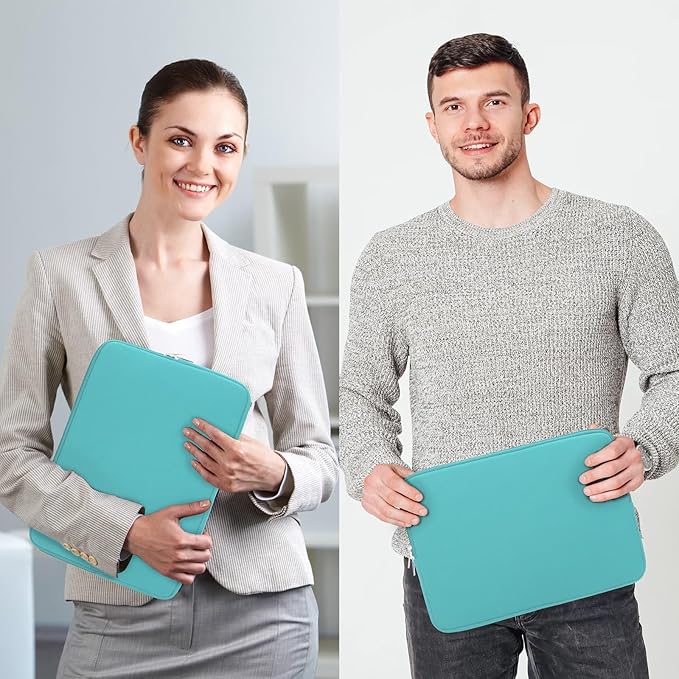 RAINYEAR 13 Inch Laptop Sleeve Compatible with 13.3" MacBook Air/Pro M1 M2 M3 M4 A3240 A3113 A2681 A2337 A1932 A2179 A2338 A1706 A1708 Carrying Bag Protective Cover Soft Case (Blue, Upgraded Version)