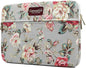 Canvaslove Grey Rose Laptop Sleeve Case Bag with Pocket for MacBook Air 13 inch,iPad Pro 13 inch and 13.3 inch-13.5 inch Laptops