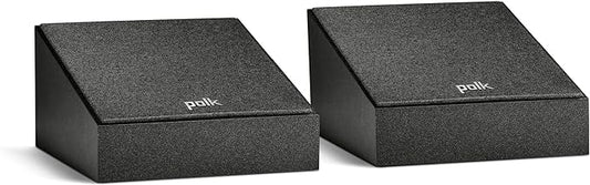 Polk Monitor XT90 Hi-Res Height Speaker Pair for 3D Sound Effect - Dolby Atmos-Certified, DTS:X and DTS Virtual:X Compatible, Surround Sound Speakers, 4" Dynamically Balanced Woofer, Midnight Black