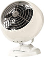 Vornado VFAN™ Mini Classic Vintage Fan, Retro Metal Air Circulator, For Desk & Bedside, 2 Speeds, Adjustable Tilt, Personal Cooling with Targeted Airflow, Quiet Fan, Vintage White