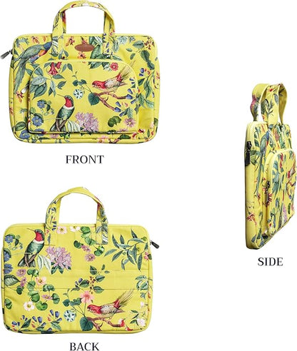 Maison d'Hermine Laptop bag with front pocket Stain and water repellent Cotton canvas