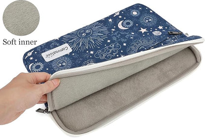 Canvaslove Laptop Sleeve Case Cover with Pocket for MacBook Pro 14 inch and 14 inch-14.4 inch HP, Lenovo, Dell, ASUS, Acer Notebook Computer（Sol De Mayo）