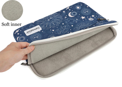 Canvaslove Laptop Sleeve Case Cover with Pocket for MacBook Pro 14 inch and 14 inch-14.4 inch HP, Lenovo, Dell, ASUS, Acer Notebook Computer（Sol De Mayo）
