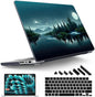Tuiklol for MacBook Pro 14 Inch Case 2026 2025 2024 2023 2022 2021 Release M5/M4/M3/M2/M1 A2442 Pro/Max,Hard Shell Case with Screen Protector for Touch ID, Night Forest