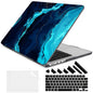 DONGKE Compatible with MacBook Pro 16 Inch Case (2026-2021 Release, M5 M4 M3 M2 M1 Pro/Max Chip), Plastic Hard Shell Cover with Keyboard Cover & Screen Protector for MacBook Pro 16", Garden Florals