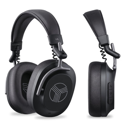 TREBLAB U5 Bluetooth Headphones Over the Ear, Hybrid ANC, 65H Playtime