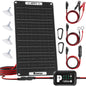 POWOXI MPPT 15W 12V Solar Car Battery Trickle Charger & Maintainer ETFE