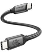 Silkland USB 4 Cable for Thunderbolt 4 Cable 1FT, 40Gbps USB C Data Cable, 240W PD 3.1 Fast Charging, 8K/5K@60Hz, Short USB C Thunderbolt Cable, Compatible for SSD, MacBook, Docking, Hub, iPhone 16/15