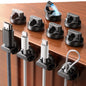 10 Pack Magnetic Cable Clips [2025 Minimum Size] LISEN Halloween Decor Christmas Decorations Indoor, Magnetic Cord Holder for Nightstand Desk, Cable Management for Home Office Organizer Dorm Wall Car