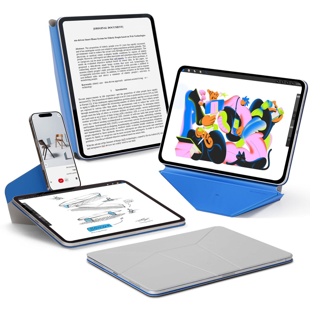 MOFT Dynamic Folio Case for iPad Pro 13 Inch M5 2025 & M4 2024