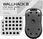 Wallhack PTFE Dot Mouse Skates | Premium Universal Skates for Gaming Mice | Ultra-Smooth Glide on Cloth & Glass Pads | Customize Speed & Control | Fast, Easy to Apply | Black 7mm x 7mm